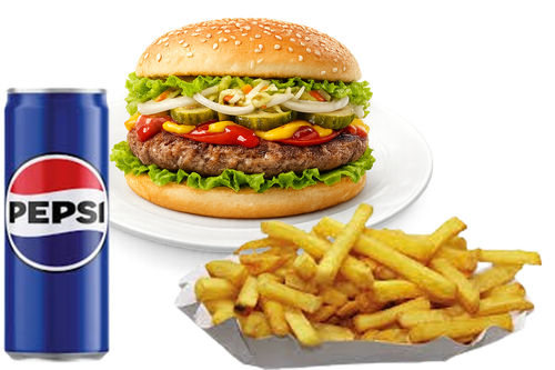 Don Carlos Pizzéria - Retro Hamburger Menü - Hamburger menü - Online rendelés